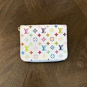 Louis Vuitton Multicolor Murakami Zippy Coin Purse like new